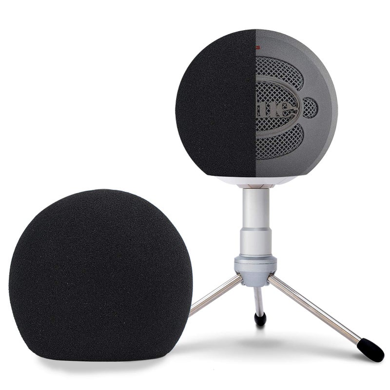 SUNMON Blue Snowball Pop Filter Windscreen - Professional Snowball iCE Mic Foam Wind Cover Windshield Pop Filter for Recordings, Broadcasting, Singing by SUNMON - Image 1